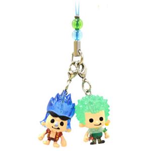 【ワンピース×パンソンワークス】クリアツインビーズ根付Vol.3（ゾロ＆フランキー）