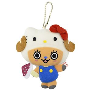 【ワンピース×ハローキティ】ボールチェーン縫製マスコット ワンピース×ハローキティvol.2（チョッパー（きのこ））