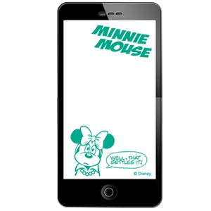 【Disney】スマートフォン SENSAI ミニー（画面保護シール）（コミック）