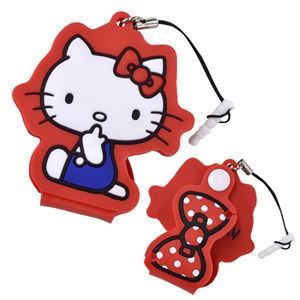 【ハローキティ】イヤホンジャックコードホルダー ハローキティ（ハローキティ）