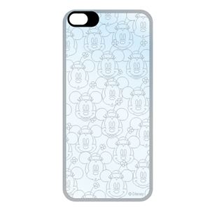 【Disney】フラッシュフィルム iPhone 5 ディズニー（ミニーフェイス 総柄）