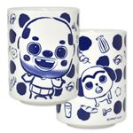 【ご当地キャラクター】ちっちゃいおっさん 湯のみ（水玉）