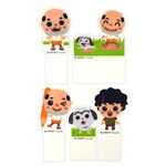 【ご当地キャラクター】ちっちゃいおっさん クリア付箋（5種各3枚入）