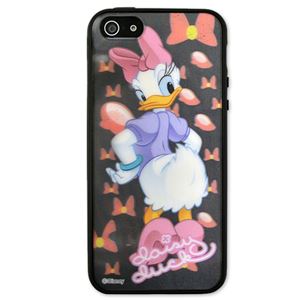 レンチキュラーケース iPhone 5s／5 ディズニー BLACK（デイジー）