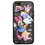 レンチキュラーケース iPhone 5s／5 ディズニー BLACK（ミニー＆デイジー）