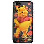 レンチキュラーケース iPhone 5s／5 ディズニー BLACK（プー）