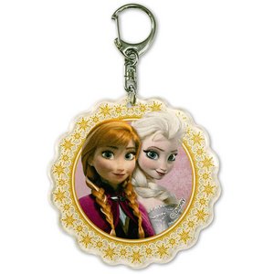 アナと雪の女王　アクリルキーチェーン（アナ＆エルサ）