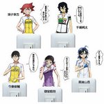 ウォールステッカー　ペタモ　カラー　弱虫ペダル（鳴子章吉）