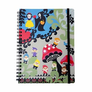 Disney Snow White and Seven Dwarfs Designed by Kinpro リングノート（きのこ）