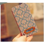 MrH（ミスターエイチ）フリップスマホケース/アンティークムードグリーンByGalaxyNote3 