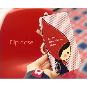 MrH（ミスターエイチ）スマホフリップケース/レッドフードByGalaxyS4