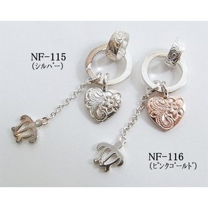 ハワイアン♪ハート＆ホヌネックレス/シルバー