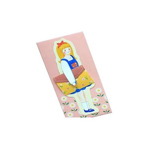 MP（モモロプロダクト）メッセージカード4種セット/アリス、ガール、ケーキ、デア