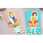 MP（モモロプロダクト）メッセージカード4種セット/アリス、ガール、ドロシー、ベア