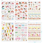 PD（ペーパードール）マーマリングステッカーシール/6枚セット