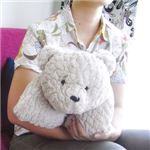 ふわふわクマの２WAYクッション&ピロー