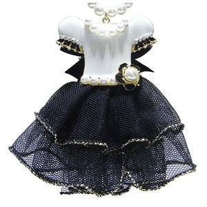 大人可愛い♪ドレスアップチャームネックレス/ホワイト