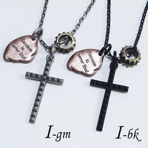 シンプルメンズデザインネックレス/yon009BK