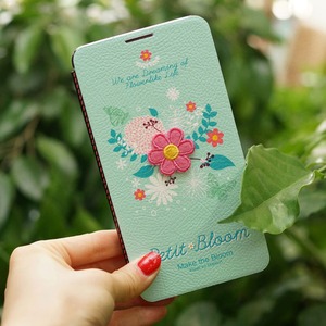 MrH（ミスターエイチ）スマホフリップケース/プチブルームByGalaxyNote3