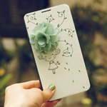 MrH（ミスターエイチ）スマホフリップケース/花の香りByiphone6plus