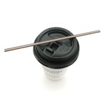 ホットコーヒー用マドラーストロー／18cmチョコカラー 1000本入り