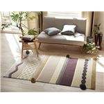スミノエ ラグマット NEXTHOME PON PON RUG 140×200cm ベージユ