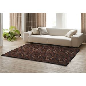 スミノエ ラグマット NEXTHOME BOUQUET RUG 140×200cm ブラウン