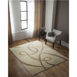 スミノエ ラグマット NEXTHOME BALLET RUG 140×200cm ゴールド 【日本製】