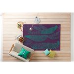 スミノエ ラグマット NEXTHOME Masaru Suzuki Design防ダニラグ クモノウエ 140×200cm パープル 日本製 【日本製】
