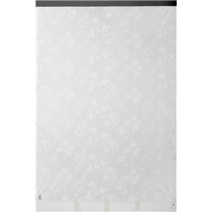 スミノエ ラグマット NEXTHOME W1023 Florist フロリスト ミラーレース ウォッシャブル ホワイト 100×176cm 1枚入 既製カーテン 【日本製】