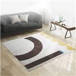 スミノエ ラグマット NEXTHOME LINEKE RUG リネケ ラグ 200×200cm 正方形 アイボリー 【日本製】