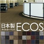 スミノエ タイルカーペット 日本製 業務用 防炎 撥水 防汚 制電 ECOS SG-472 50×50cm 20枚セット WAVE 【日本製】