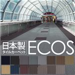 スミノエ タイルカーペット 日本製 業務用 防炎 撥水 防汚 制電 ECOS LP-3010 50×50cm 20枚セット 【日本製】