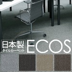 スミノエ タイルカーペット 日本製 業務用 防炎 撥水 防汚 制電 ECOS ID-5002 50×50cm 16枚セット 【日本製】