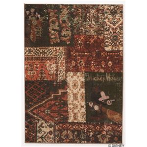 スミノエ DISNEY DRM-1033ラグ MICKEY／Assemble RUG 100×140cm レッド 【日本製】