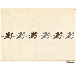 スミノエ DISNEY DRM-1005ラグ MICKEY／Chase Run RUG 140×200cm ホワイト 【日本製】