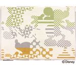 スミノエ DISNEY DRM-1011ラグ MICKEY／Kika silhouette RUG 100×140cm グリーン 【日本製】