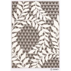 スミノエ DISNEY DRM-1016ラグ MICKEY／Laurel RUG 140×200cm グレー 【日本製】