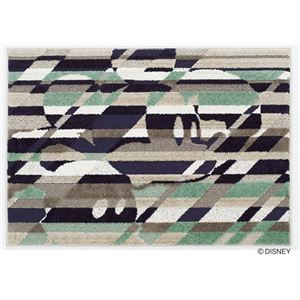 スミノエ DISNEY DRM-1041ラグ MICKEY／Cross cutting RUG 100×140cm パープル 【日本製】