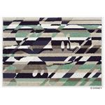 スミノエ DISNEY DRM-1041ラグ MICKEY／Cross cutting RUG 100×140cm パープル 【日本製】
