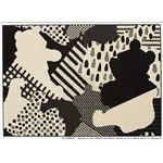 スミノエ DISNEY DRP-1042ラグ POOH／Collage RUG 130×190cm ブラック 【日本製】