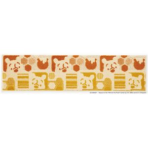 スミノエ DISNEY DMP-5006キッチンマット POOH／Hide-and-seek KITCHEN MAT 45×180cm オレンジ 【日本製】