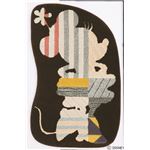スミノエ DISNEY DRM-4021ラグ MINNIE／Model frame RUG 85×135cm ブラウン 【日本製】
