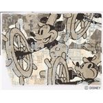 スミノエ DISNEY DRM-4023ラグ MICKEY／Steam RUG 100×140cm ベージュ 【日本製】