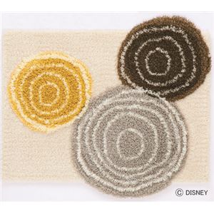 スミノエ DISNEY DMM-4025マット MICKEY／Ring MAT 60×70cm ベージュ 【日本製】
