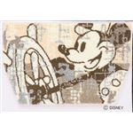 スミノエ DISNEY DMM-4023マット MICKEY／Steam MAT 50×80cm アイボリー 【日本製】