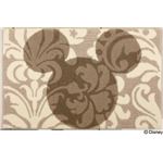 スミノエ DISNEY DMM-4012マット MICKEY／Classical silhouette MAT 50×80cm ベージュ 【日本製】