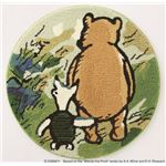 スミノエ DISNEY DRP-4035ラグ POOH／Friend RUG 90×90cm グリーン 【日本製】