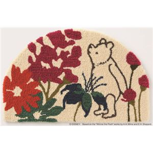 スミノエ DISNEY DMP-4036マット POOH／Bloom MAT 50×80cm ピンク 【日本製】