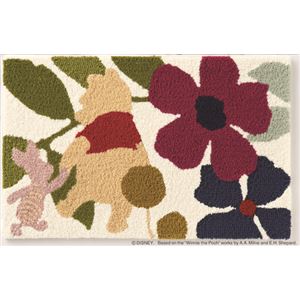 スミノエ DISNEY DMP-4030マット POOH／Talk MAT 50×80cm ベージュ 【日本製】